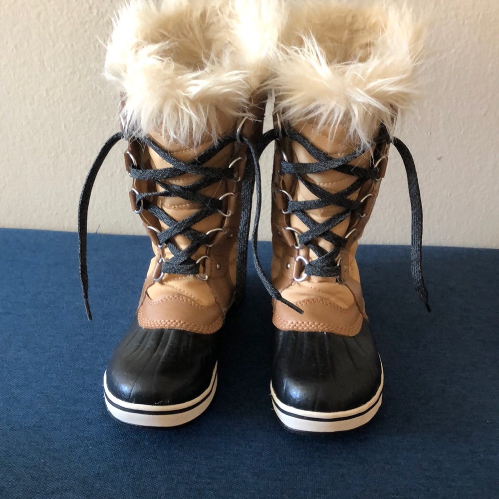 Sorel Tofino II Faux Fur Lined Waterproof Children's Boot Kid Size 3/7T-8T